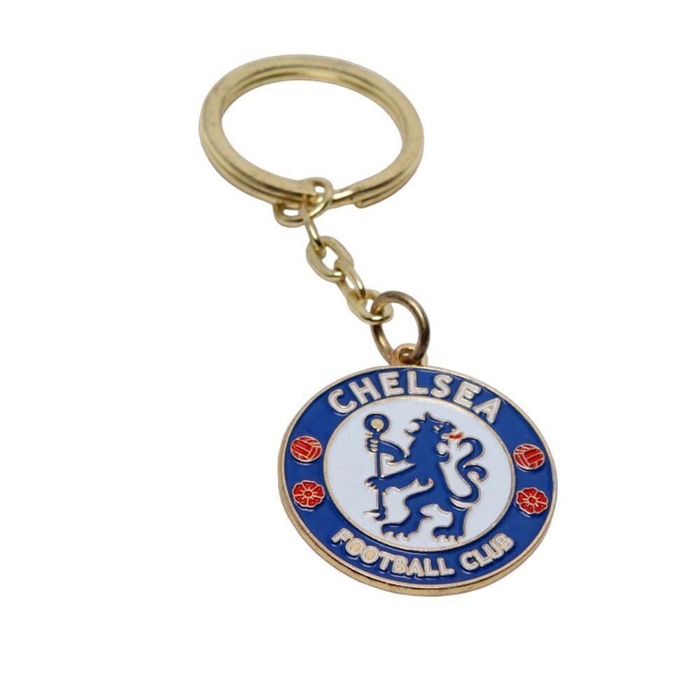 Chelsea Football Club Crest Keychain Soccer Footie Metal FC Team Blue White Red